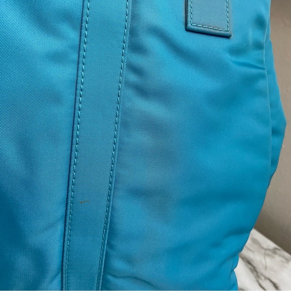 Prada Tessuto Blue Nylon Purse Tote Bag Authentic BR2506 - Picture 7 of 16